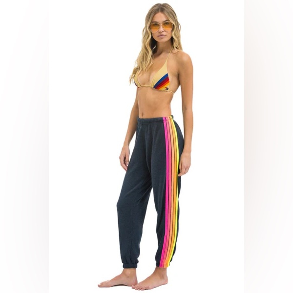 Aviator Nation 5 Stripe Sweatpants